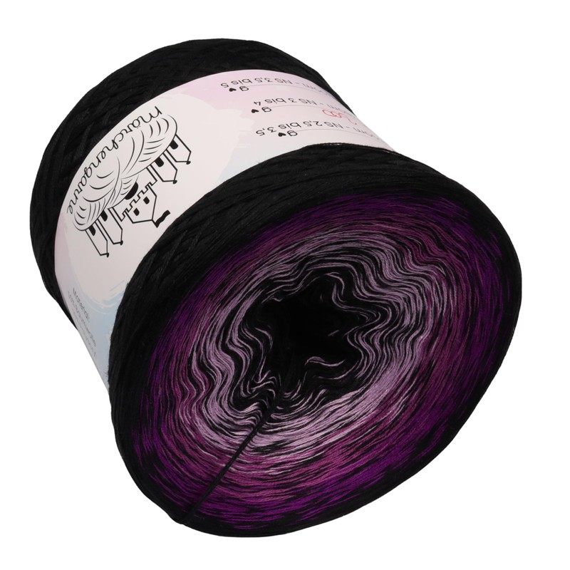 Little Sister Colour Gradient Yarn, 4-Ply Bobbel Wool, Crochet Knitting