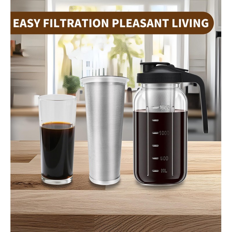 Cold Brew Coffee Filter, 304 Stainless Steel Food Grade, Coffee