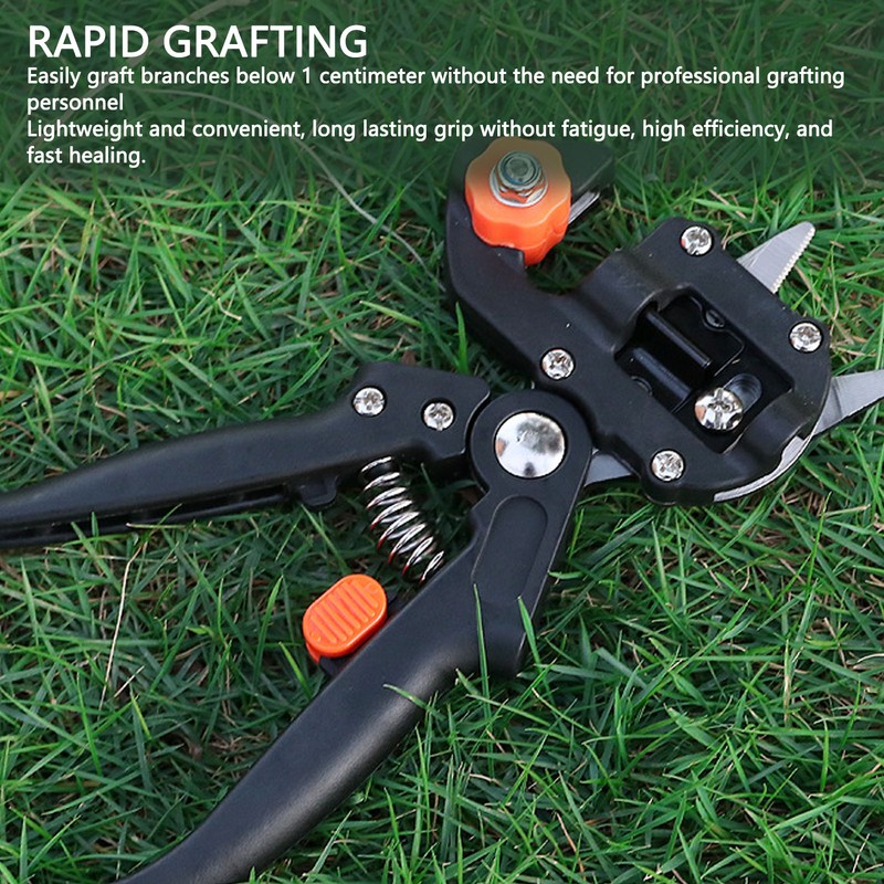 Grafting Cutter Double Edged Blade Plastic Handle Multifunctional Grafting Tool