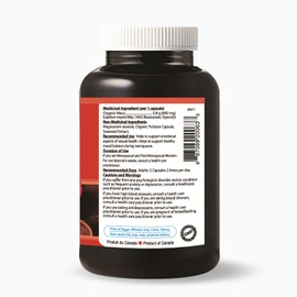 Inka Wild Peru Maca InkaMaca Organic Red Maca Capsules, 800 mg, Gelatinized Red Maca Root Pills for Women, Non-GMO, Vegan, Free of Gluten, Dairy & Soy, Made in Canada (90 Count)