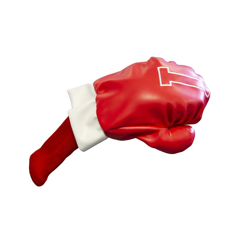 Longridge Boxhandschuh Golfschlägerkopfabdeckung - Rot