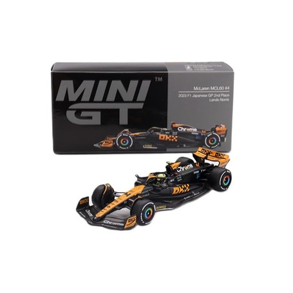 Diecast Model Car Compatible with Mini GT 1:64 McLaren MCL60#4