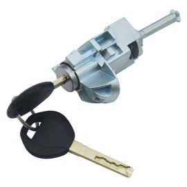 Kalunfex Door Lock Front Left with 2 Keys for 3 Series E46 51217019975 Cylinder Lock 7019975