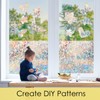 STATINT Stained Glass Window Privacy Film,UV Blocking Window Clings,Rainbow Static