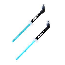 AONIJIE 2 Pack Soft Water Bottle, Water Bladder Hydration bladder for Hydration Pack, BPA-Free, for Running Hiking Cycling Climbing (Straw-2PCS)