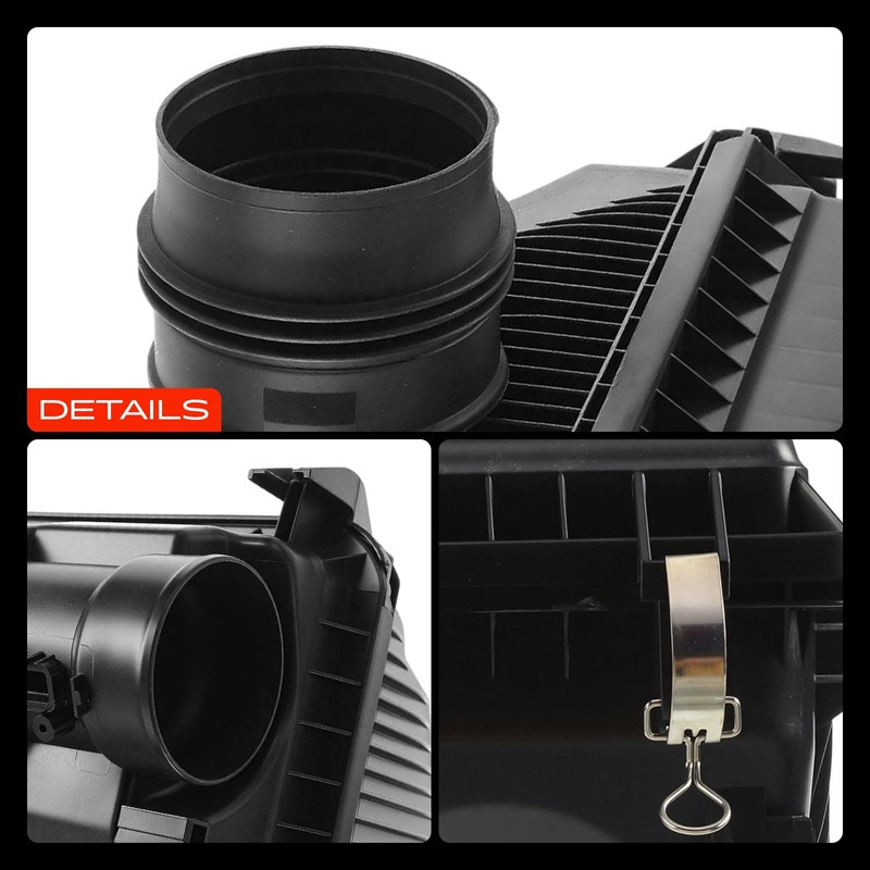 A-Premium Engine Air Filter Cleaner Box Housing with Air Strainer