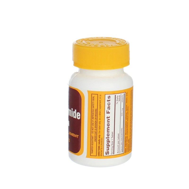 Niacinamide 500 Milligrams 100 Tabs
