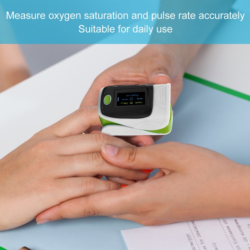 Fingertip Pulse Oximeter Blood Oxygen Saturation Pulse Rate Monitor Detector