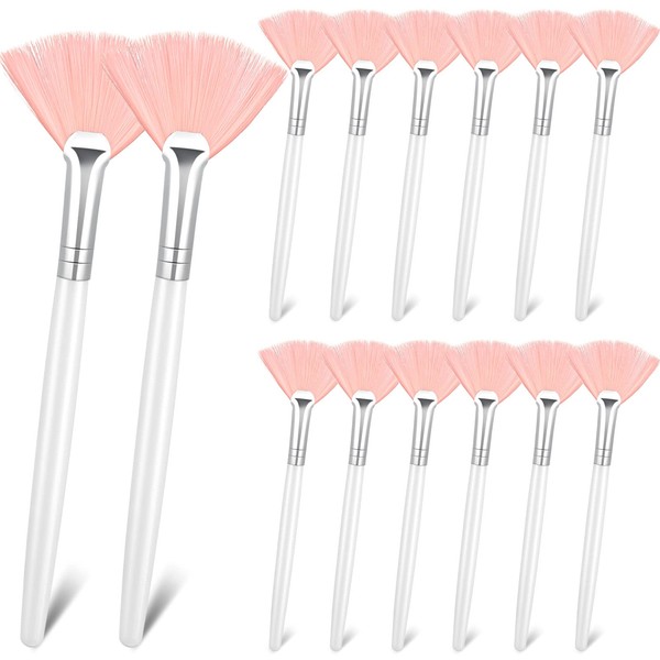 Patelai 14 Pieces Fan Brushes Applicator, Mask Brushes for Facial