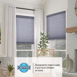 CHICOLOGY Cellular Shades , Window Blinds Cordless , Blinds for Windows , Window Shades for Home , Window Coverings , Cellular Blinds , Door Blinds , Morning Pebble, 45.5 W X 48 H