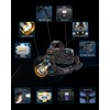 VOLISABER Headlamp Rechargeable 3000 High Lumens, 13 Mode LED 9000mAh