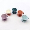Dalsalt handmade ceramic hand dripper color dripper (14 colors), lavender