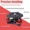 Aswalling Tripod Leveling Base with 3/8 to 1/4 Bracket Adapter,