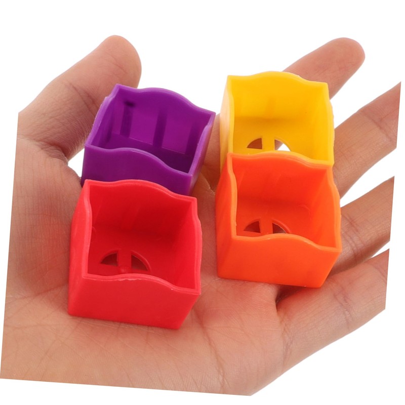 Totority 12 Pcs Snooker Chalk Holder Case Portable Plastic Pool