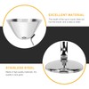 Ciieeo 1pc Elegant Stainless Steel Cocktail Goblet Wine Cup for