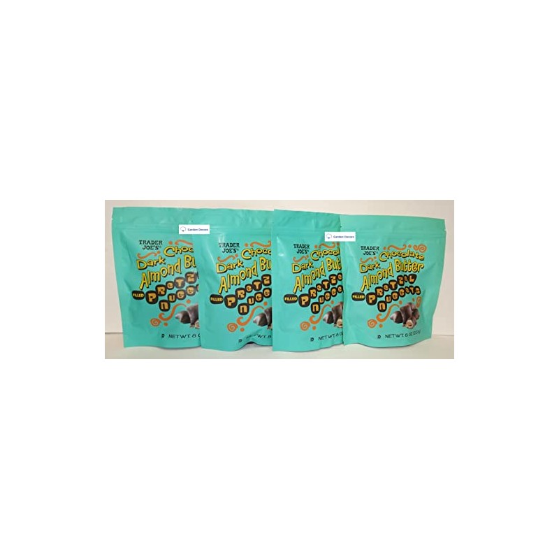 Trader Joe's2 Dark Chocolate Almond Butter Filled Pretzel Nuggets 8oz