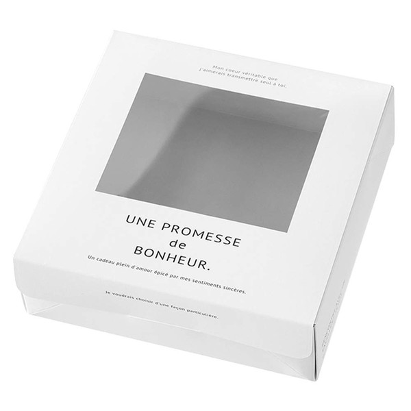 Heads Bonheur BNR-WGB1 Lunch Box with Window, Food Compatible, 20
