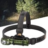 Wurkkos HD20 Rechargeable Headlamp Flashlight, Spotlight&Floodlight 90CRI 5000K Rechargeable Headlamp,2000Lumen