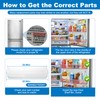 UPGRADED MAN62750201 Refrigerator Door Basket Compatible With LG Kenmore LDCS22220S