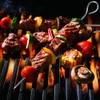 UCEC 50x Kebab Skewers, Skewers for Grilling, Metal Kebab Sticks,