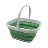 SAMMART 5.5L Collapsible Square Handy Bucket/Foldable SquareWater Pail/Portable Tub with