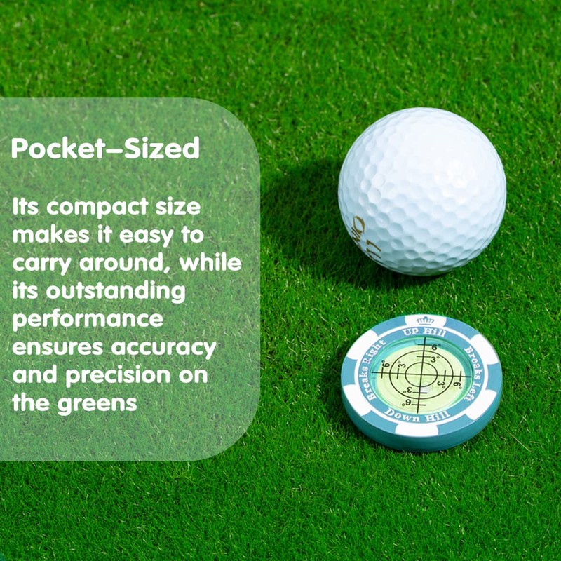 Prodigora SlopeMaster ProGreen Reader - Golf Ball Marker with High