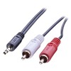 LINDY 35680 1 m 3.5 mm Premium Phono to Cable