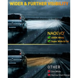 NAOEVO 4 Inch LED Pod Lights, LED Fog/Driving/Off Road Lights LED Light Bar with Spot Flood Combo, LED Cube Work Lights for Truck Boat ATV UTV Pickup, 8 Pcs (White)