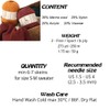 TEHETE Wool for Knitting and 35% Merino Wool Hand Knitting