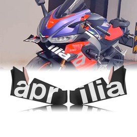 Motorcycle Winglet Fairings for Aprilia RS660 RSV4 - Spoiler Wing for Aprilia Winglets, Easy Installation of Aprilia Fairings (White)