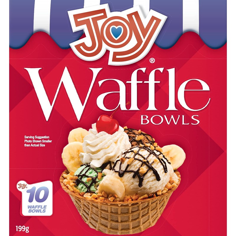 Joy Cone Waffle Bowls, 10 ct (2-Pack!)