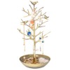 INVIKTUS Silver Birds Tree Jewelry Stand Display Earring Necklace Holder