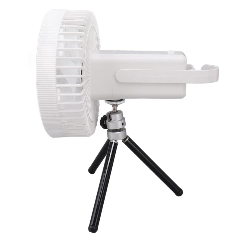 Tripod Stand Fan USB Rechargeable Retractable Portable Camping Fan Hanging