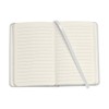 eBuyGB A5 Coloured Hardback Lined Paper Notebook, White
