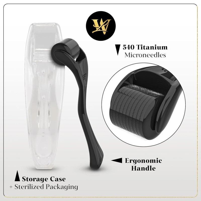 Lexi White Beauty Derma Roller for Skin, Hair & Beard