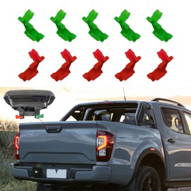 HEVLE 10PCS Tailgate Handle Rod Clip, Left & Right Door Lock Rod Clip Replacement OEM# 88981030 88981031, Car Accessories Universal for Chevy Silverado 1999-2007, GMC Sierra 1999-2007