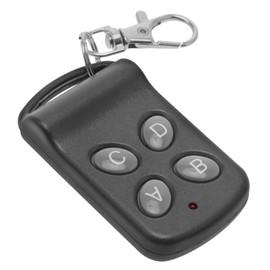 PartyKindom Remote Control Electric Door Control Garage Door Control Key Fob Garage Door Opener Remote Controls Garage Door Remote Control Universal Garage Door Remote Control Black