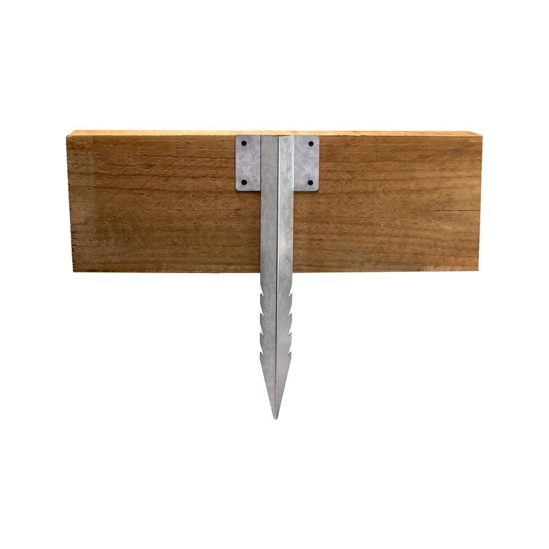 10-Pack Galvanized Steel Railway Sleeper Stakes 16.5" x 4.7" –