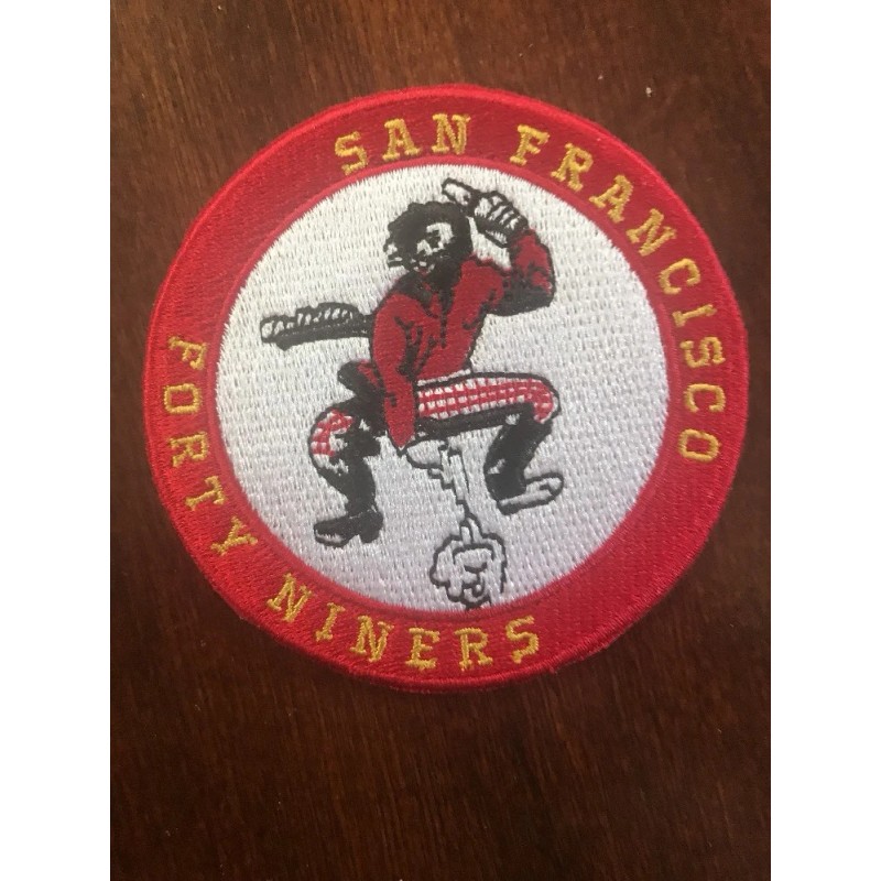 SF San Francisco 49ers Vintage Rare Embroidered Iron On Patch
