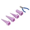 4Pcs Jewelry Mandrel Round Oval Triangle Square Jewellery Making Tool