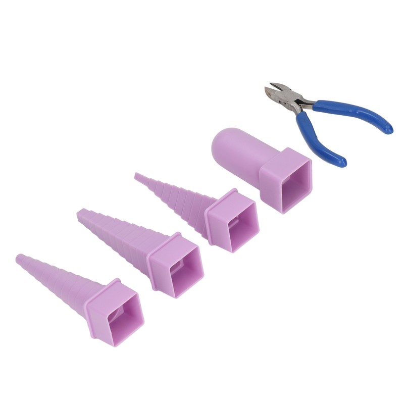 4Pcs Jewelry Mandrel Round Oval Triangle Square Jewellery Making Tool