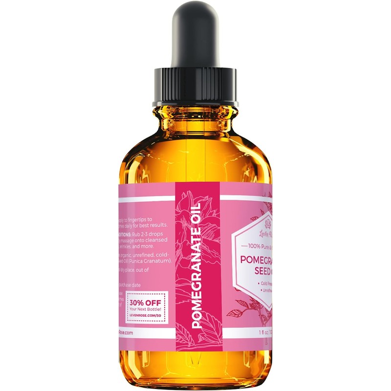 Leven Rose Aceite de Semilla de Granada Prensado en Frío,