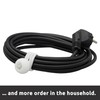 ECENCE 50x Bungee Cords with Balls, Tarp Tie Down Straps,