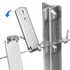 KFHENSOMR Fence Wire Twister for T Post Clips, 2pcs Wires