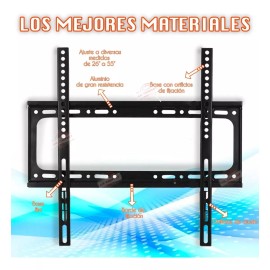 J.H. Company Soporte Metalico Fijo Pantalla Panel Tv 26 A 55 Pulgadas