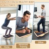 VEEKAY Balance Board aus Holz,360°Wobble Board,Rutschfestes Balance Board für Erwachsene,für