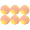 6 Piezas Pelotas de Golf Luminosas LED, Atractivas Pelotas de