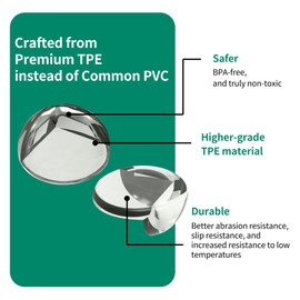 Moonybaby Baby Proofing Corner Protectors for Kids and Baby, Pack of 12, Thick Table Furniture Edge Protectors, Strong Adhesion, Corner Guard & Edge Safety Bumpers, Transparent Acrylic Tape