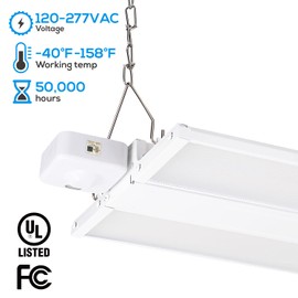 LEONLITE Microwave Motion Sensor Attachment for High Bay Fixture, US Standard Commercial Grade Sensor, UL Listed, 120-277V, Max 360° Detection, Adjustable Features, 50000hrs Long Lifespan