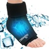 NEWGO Cooling Sleeve for Foot, Cooling Socks with Toe-Free Design,